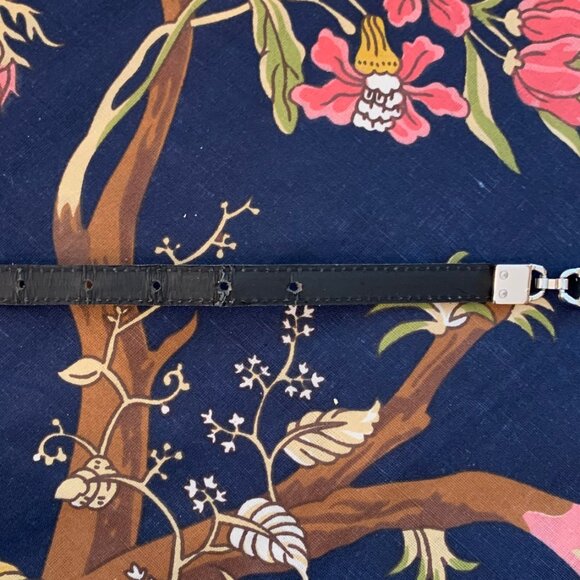 H&M Cream Snakeskin Belt with Silver Buckle and Side Link Hardware - Picture 3 of 5